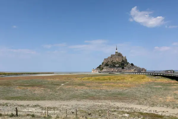 Mont Saint Michel Normandii — Zdjęcie stockowe