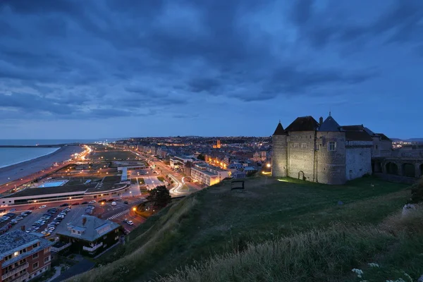 Kastély Dieppe Ben Normandia — Stock Fotó