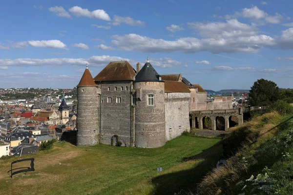 Kastély Dieppe Ben Normandia — Stock Fotó