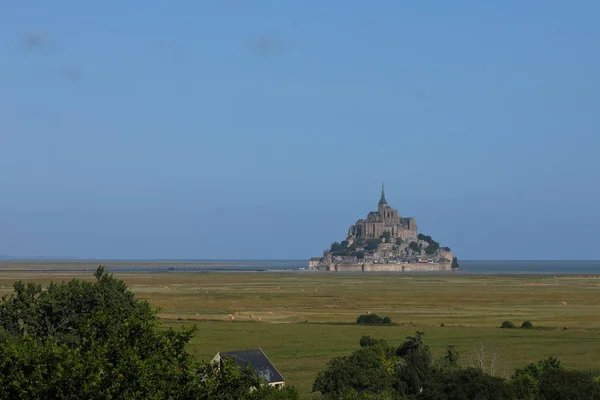 Mont Saint Michel Normandía — Foto de Stock