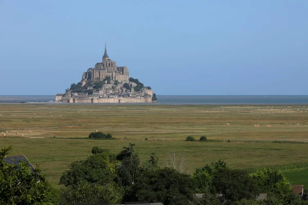 Mont Saint Michel Normandiában — Stock Fotó