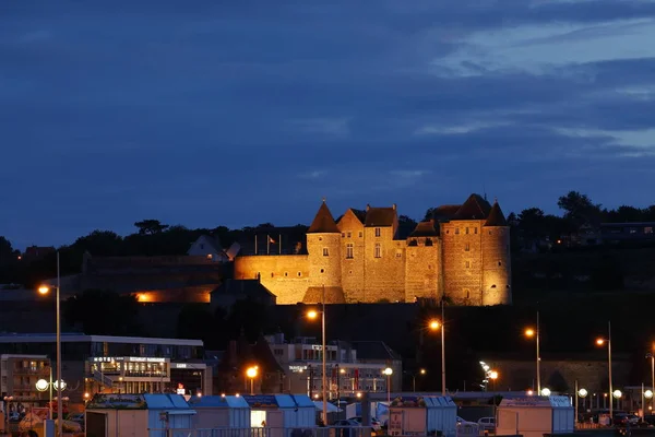 Kastély Dieppe Ben Normandia — Stock Fotó