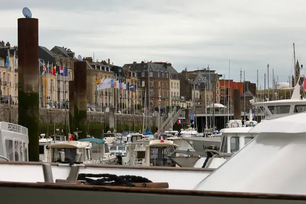 Boten Haven Van Dieppe Normandië — Stockfoto