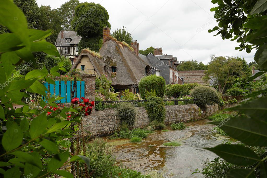 The village Veules les Roses in Normandy