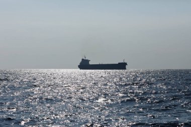 kargo gemisi okyanusta