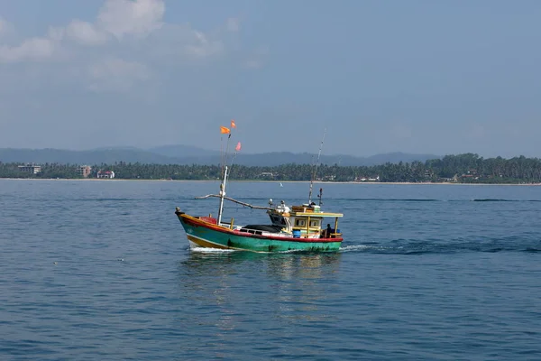 Tradycyjne Łodzie Wędkarskie Sri Lanka — Zdjęcie stockowe