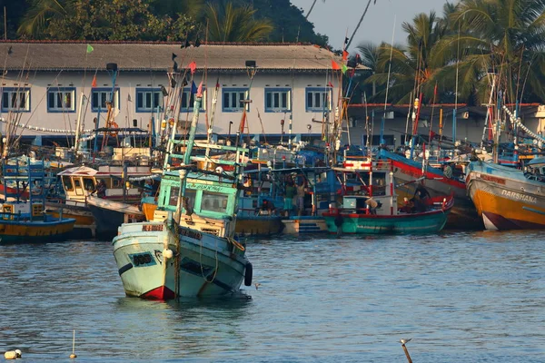 Porto Peschereccio Matara Nello Sri Lanka — Foto Stock