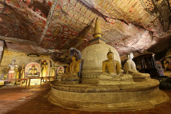 Los Templos Cueva Dambulla Sri Lanka —  Fotos de Stock