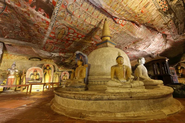 Die Höhlentempel Von Dambulla Sri Lanka — Stockfoto