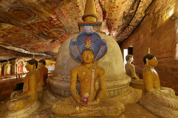 Die Höhlentempel Von Dambulla Sri Lanka — Stockfoto