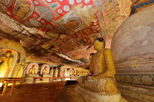 Die Höhlentempel Von Dambulla Sri Lanka — Stockfoto