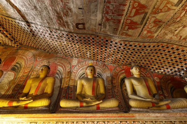 Die Höhlentempel Von Dambulla Sri Lanka — Stockfoto