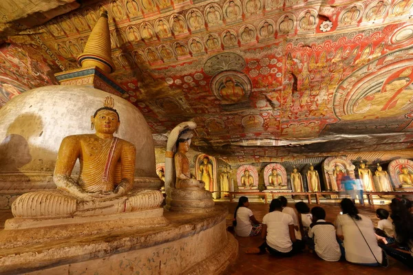 Grotta Tempel Dambulla Sri Lanka — Stockfoto