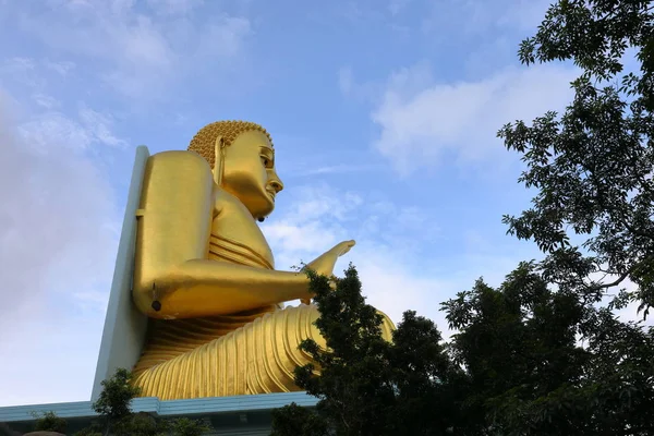 Den Gyllene Buddhaen Dambulla Sri Lanka — Stockfoto