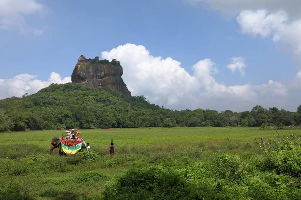 Lion Rock Sigiriya Sri Lanka — Stock Photo, Image