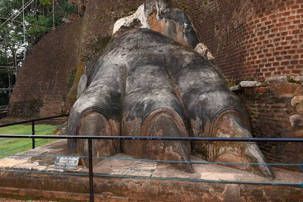 Rocha Leão Sigiriya Sri Lanka — Fotografia de Stock