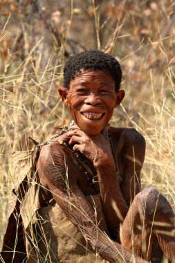 The San people in Namibia clipart