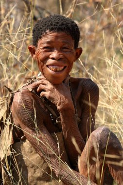 The San people in Namibia clipart