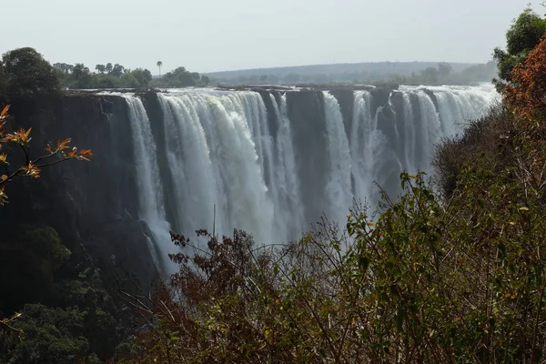 Victoria Falls Zambezi Zambia Zimbabwe — Stock Photo, Image