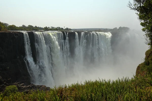 Victoria Falls Zambezi Zambia Zimbabwe — Stock Photo, Image