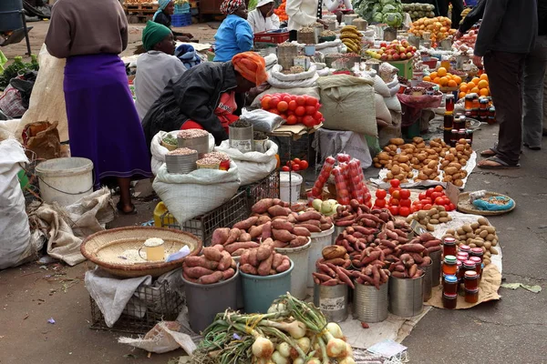 People Street Market Bulawayo Zimbabwe Septembre 2012 — Photo