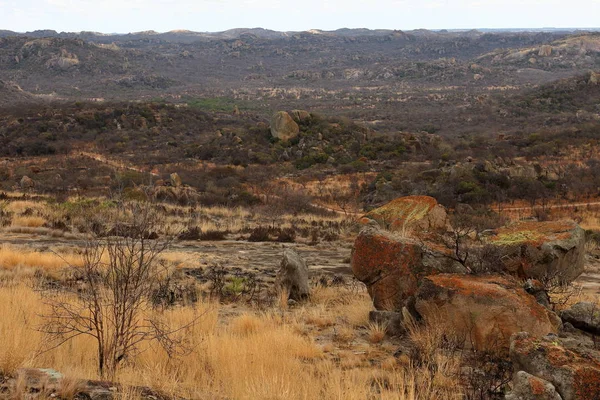 Paisaje Del Parque Nacional Matopo Zimbabue —  Fotos de Stock