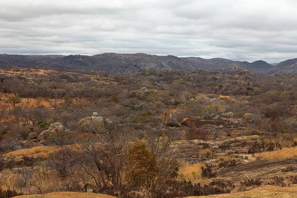 Paisaje Del Parque Nacional Matopo Zimbabue —  Fotos de Stock