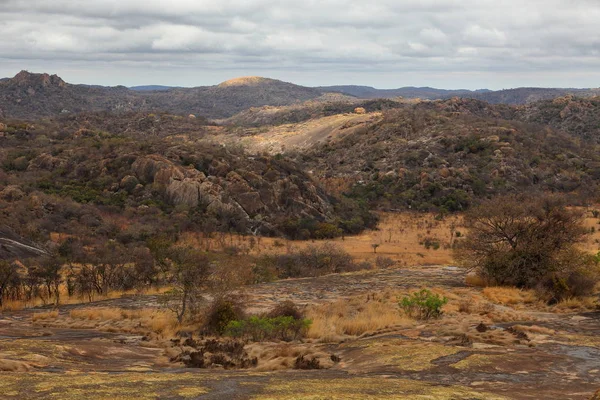 Het Landschap Van Het Matopo National Park Zimbabwe — Stockfoto