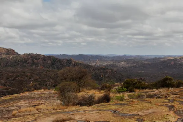 Het Landschap Van Het Matopo National Park Zimbabwe — Stockfoto