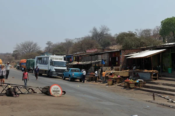 Yol Kenarında Piyasaları Sokak Hayatı Malavi Eylül 2012 — Stok fotoğraf