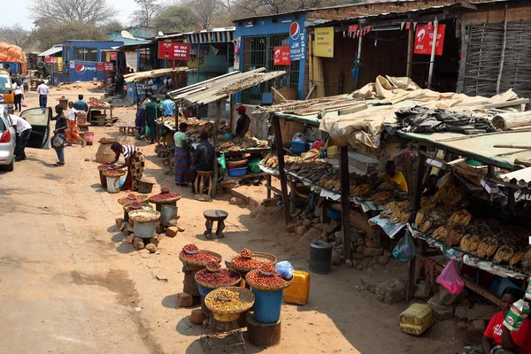 Roadside Markets Street Life Malawi September 2012 — Stock Photo, Image