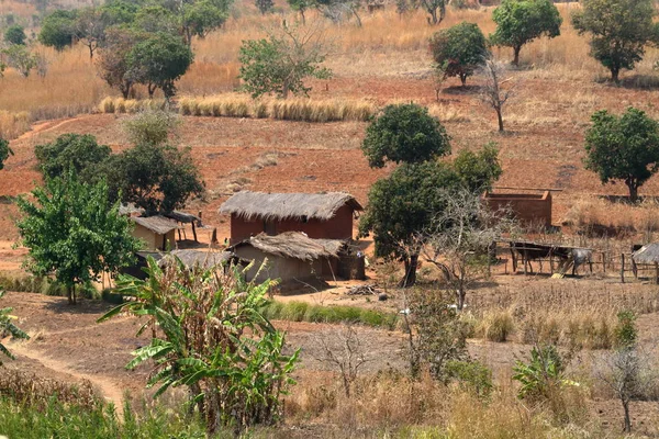 Pueblos Casas Malawi — Foto de Stock