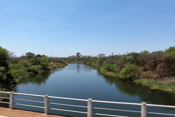 津巴布韦的河流景观 — 图库照片
