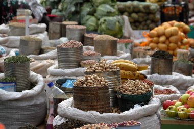Piyasa ahır ve satışa Bulawayo Zimbabve semt pazarı