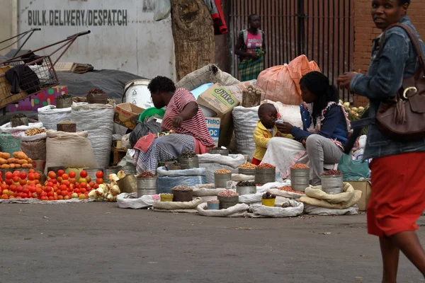 People African Market Bulawayo Zimbabwe September 2012 — Stock Photo, Image