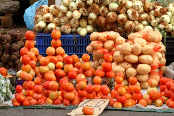 ジンバブエのブラワヨ市場で新鮮な野菜 — ストック写真