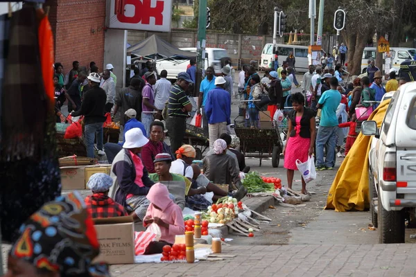 People African Market Bulawayo Zimbabwe September 2012 — Stock Photo, Image