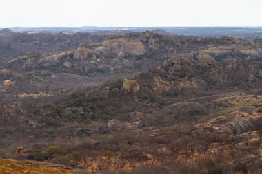 Manzara Matopo Milli Parkı Zimbabve