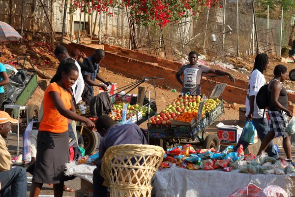 People African Market Bulawayo Zimbabwe Septembre 2012 — Photo