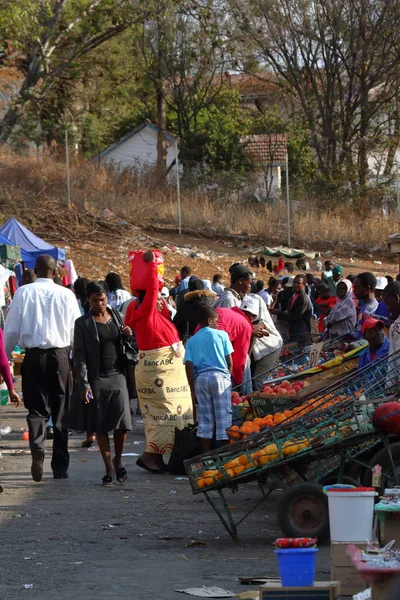 People African Market Bulawayo Zimbabwe September 2012 — Stock Photo, Image