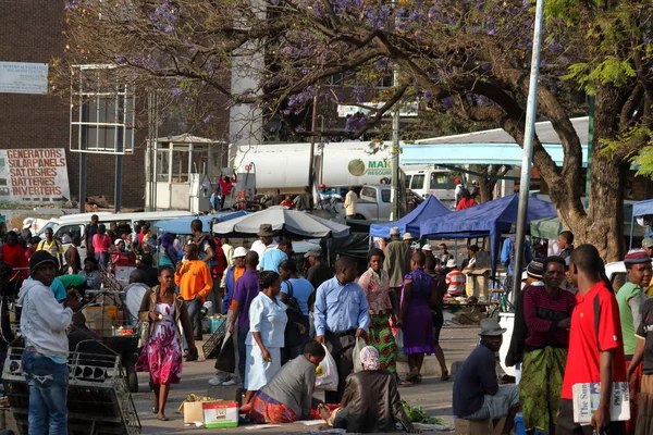 People African Market Bulawayo Zimbabwe September 2012 — Stock Photo, Image