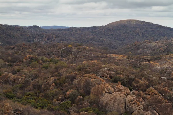 Het Landschap Van Het Matopo National Park Zimbabwe — Stockfoto