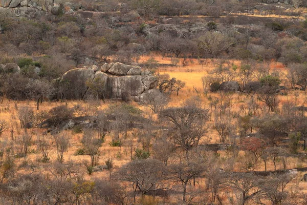 Paisaje Del Parque Nacional Matopo Zimbabue —  Fotos de Stock