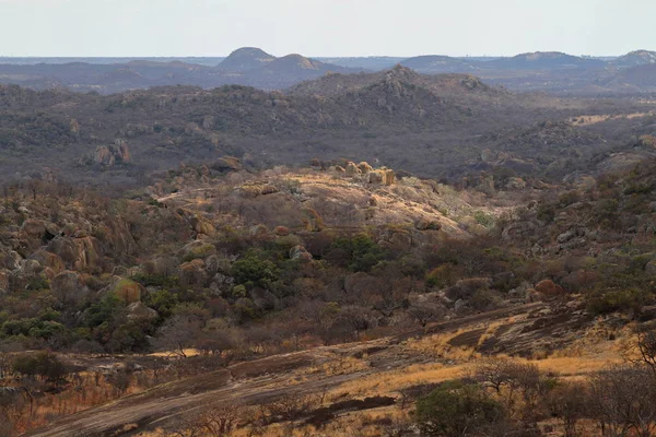 Het Landschap Van Het Matopo National Park Zimbabwe — Stockfoto