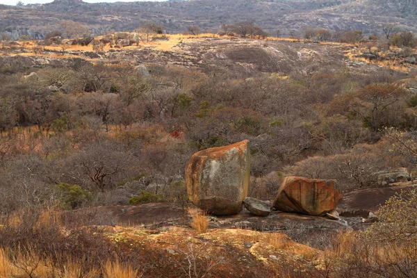 Paisaje Del Parque Nacional Matopo Zimbabue —  Fotos de Stock