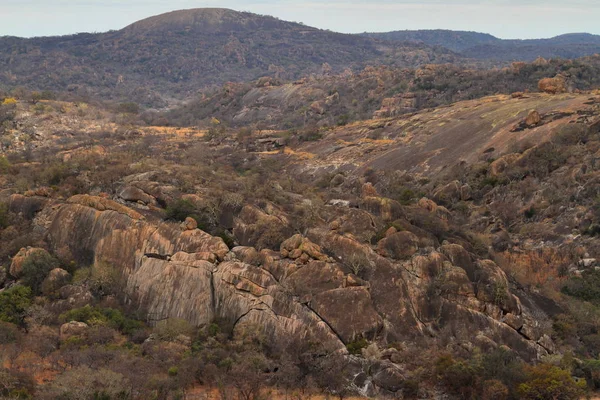 Paisaje Del Parque Nacional Matopo Zimbabue —  Fotos de Stock