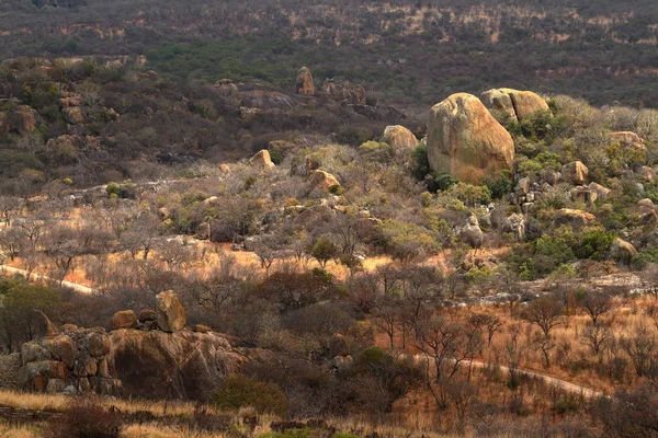 Paisaje Del Parque Nacional Matopo Zimbabue —  Fotos de Stock