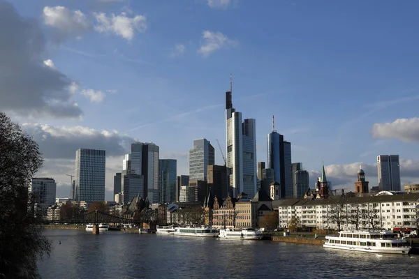 Skyline Frankfurt Main — Stok fotoğraf