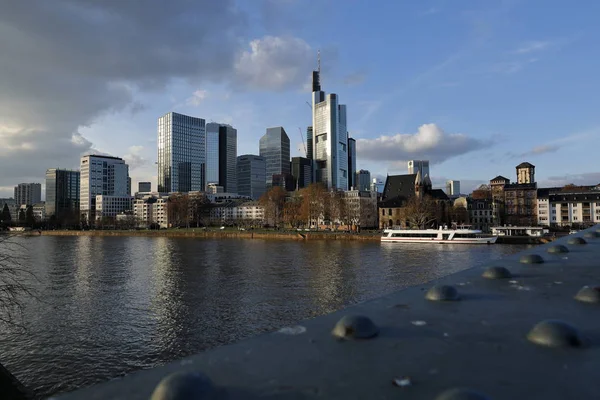 Skyline Frankfurt Main — Stok fotoğraf