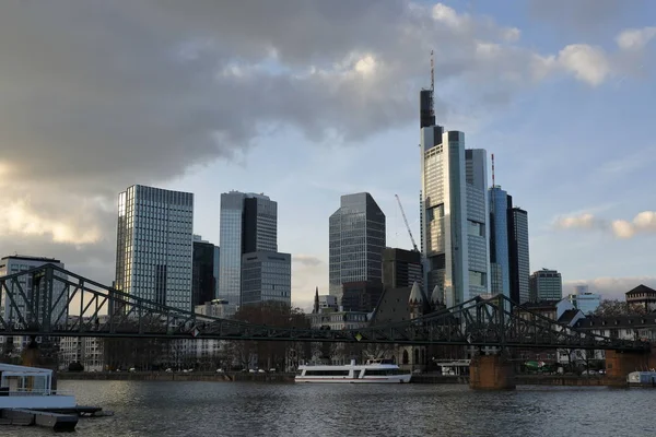 Skyline Frankfurt Main — Stok fotoğraf